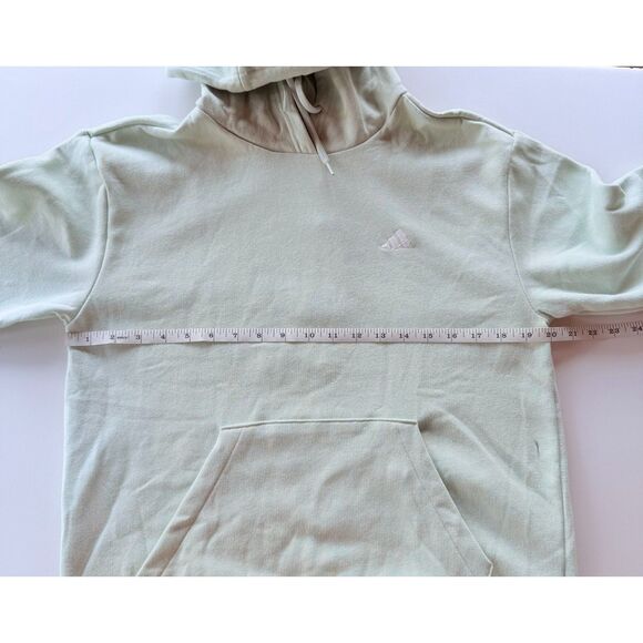 NWT Adidas Women's Essentials Small Logo Feel Cozy Hoodie in Mint Green Size M - Picture 15 of 16